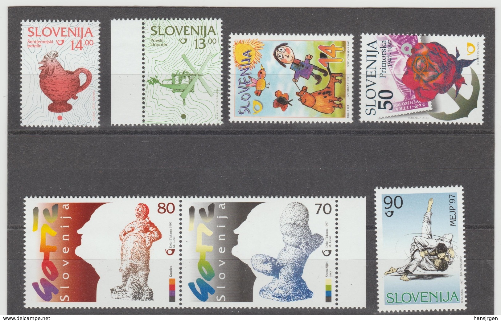 NEU745  SLOWENIEN / SLOVENIJA  1997 MICHL  204/10  Postfrisch SIHE ABBILDUNG - Slowenien