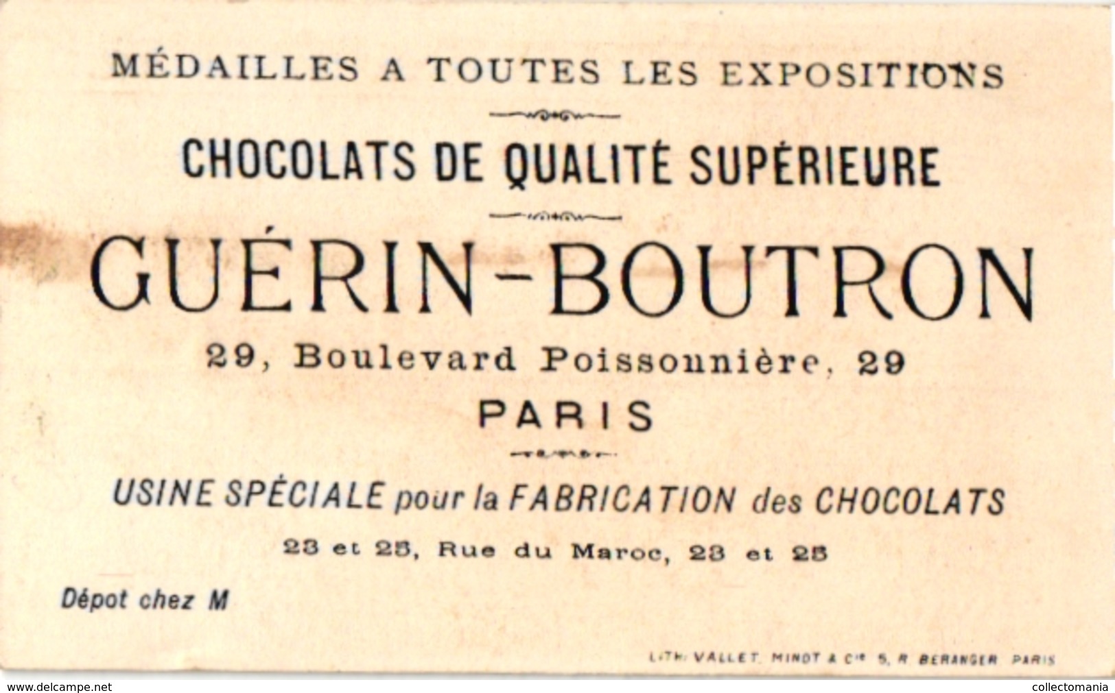 3 CARDS C1900 CROQUET GAME JEU De CROQUET Krocketspiel Pub Chocolat  IBLED Guérin Boutron Chromo Litho Trade Advertising - Otros & Sin Clasificación