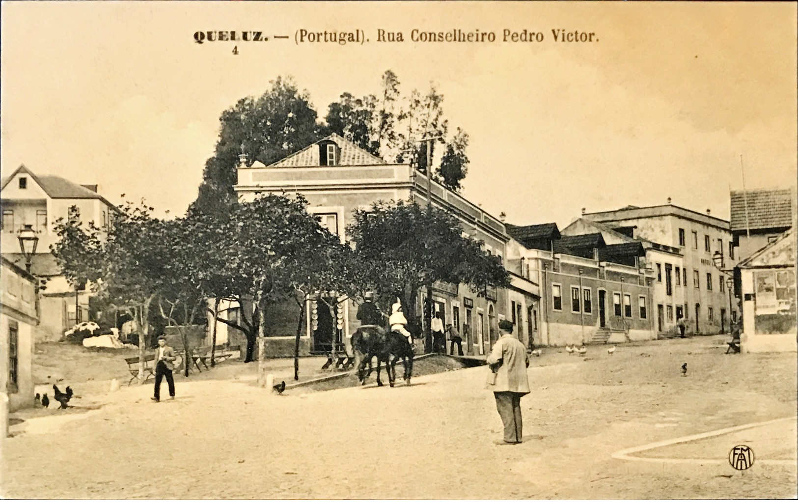 PORTUGAL. QUELUZ. RUA CONSELHEIRO PEDRO VICTOR. Nº 4. 2029-EDICAO F.A. MARTINS. LISBOA - Other & Unclassified