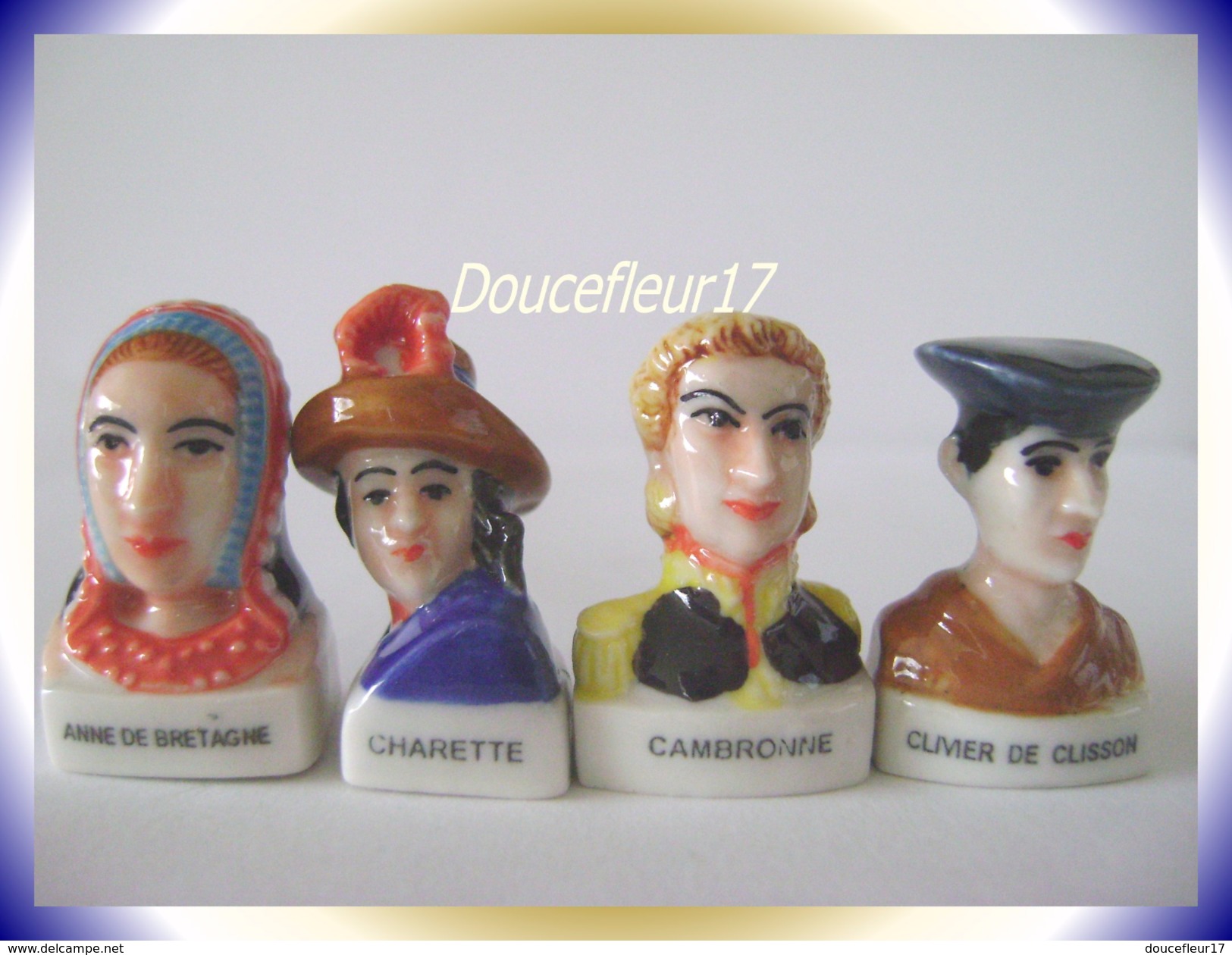 Personnages De Loire Atlantique ..lot De 4 Fèves.. Ref AFF : 22-1999...( Pan 0010) - Personnages