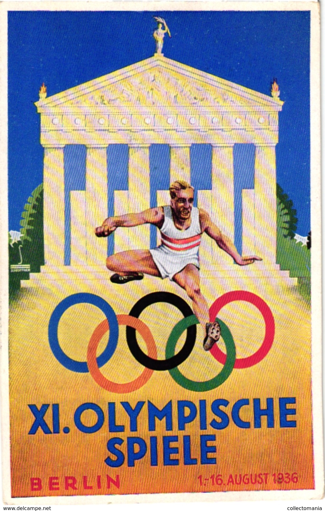 1 CARD OLYMPISCHE SPIELE Berlin 1936 - Zomer 1936: Berlijn