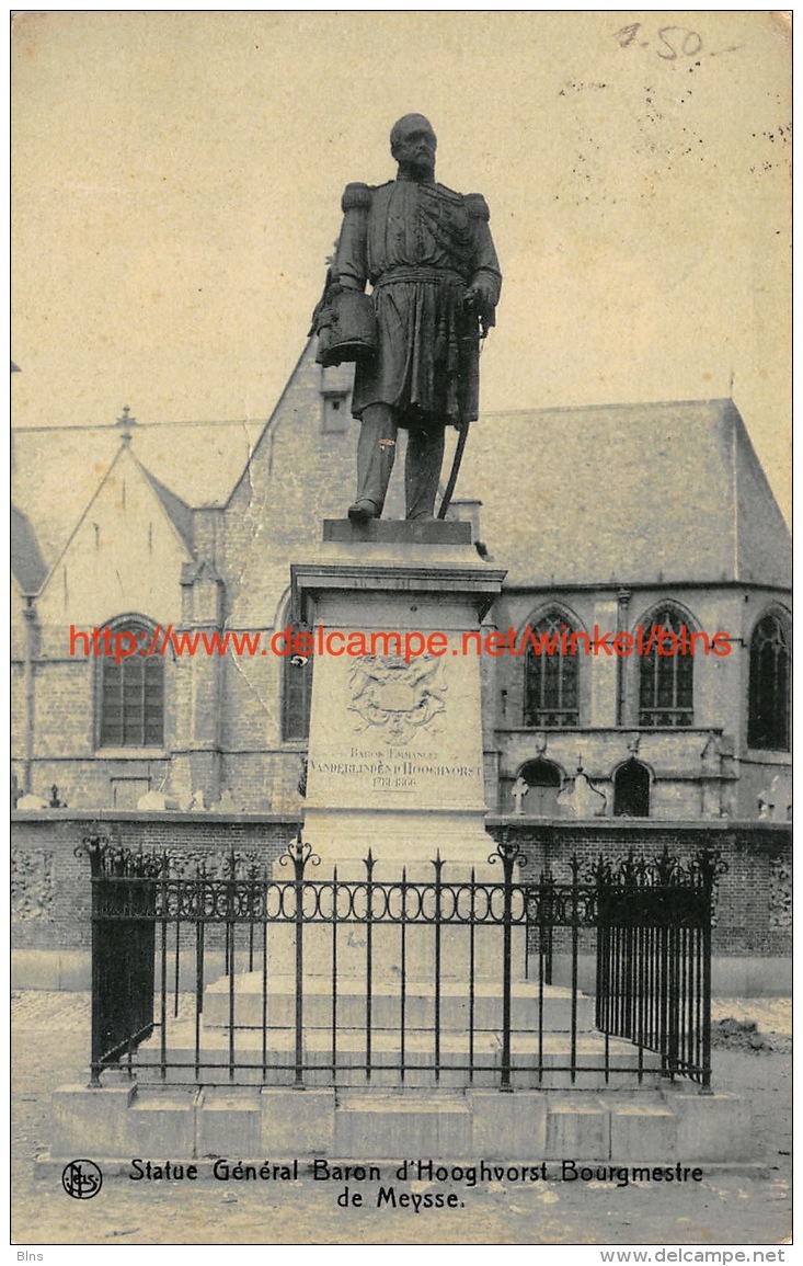 Statue General Baron D'Hooghvorst Burgemeester Van Meise - Meise