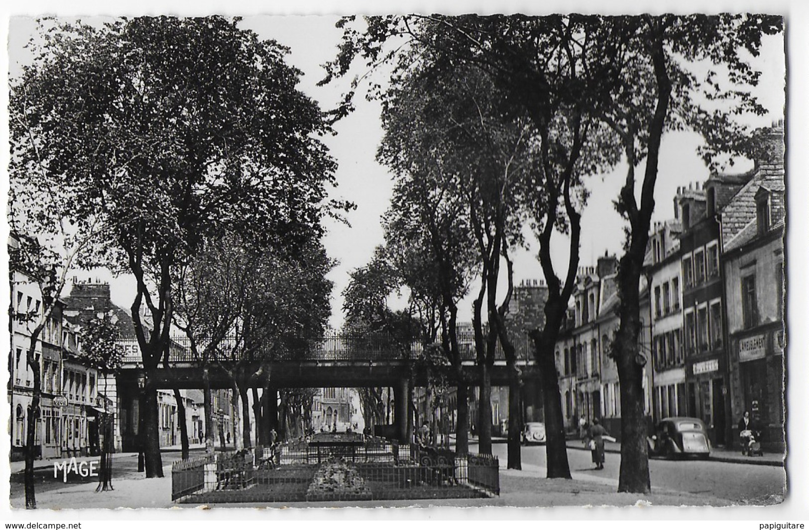 Cpsm 9x14cm , Bon Etat , Boulogne-sur-mer ,  Le Boulevard Clocheville , Et Le Nouveau Parc,  Carte Rare - Boulogne Sur Mer