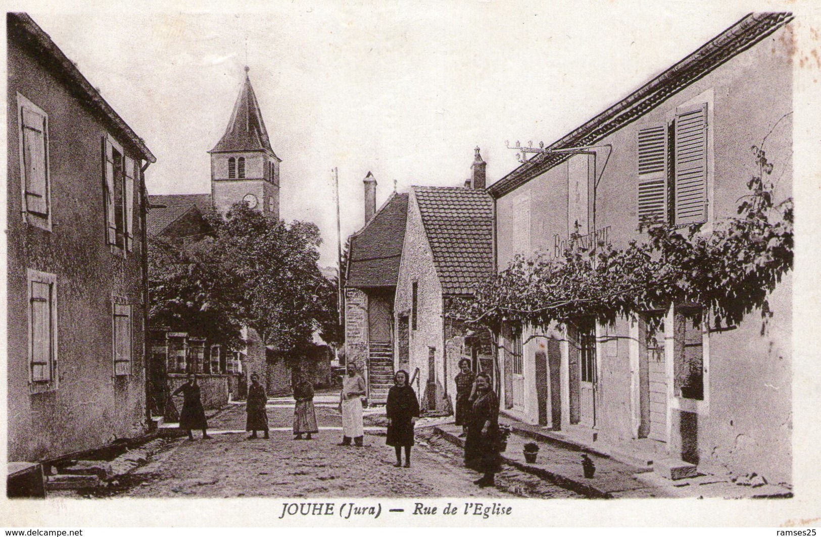 (FC)  CPA  Jouhe  Rue De L' Eglise (bon Etat) - Autres & Non Classés