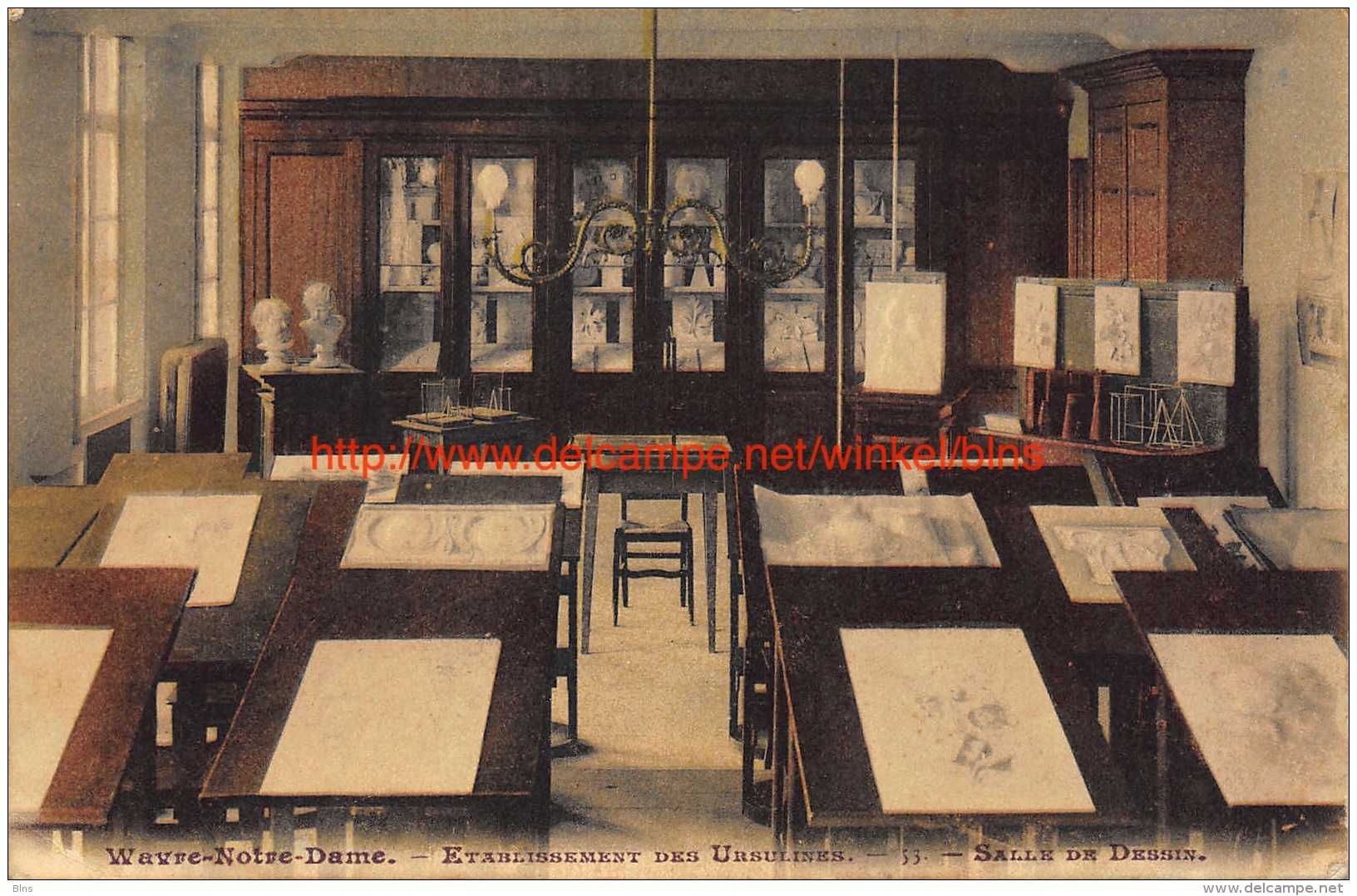 1910 Etablissement Des Ursulines - Salle De Dessin - OLV Waver - Sint-Katelijne-Waver