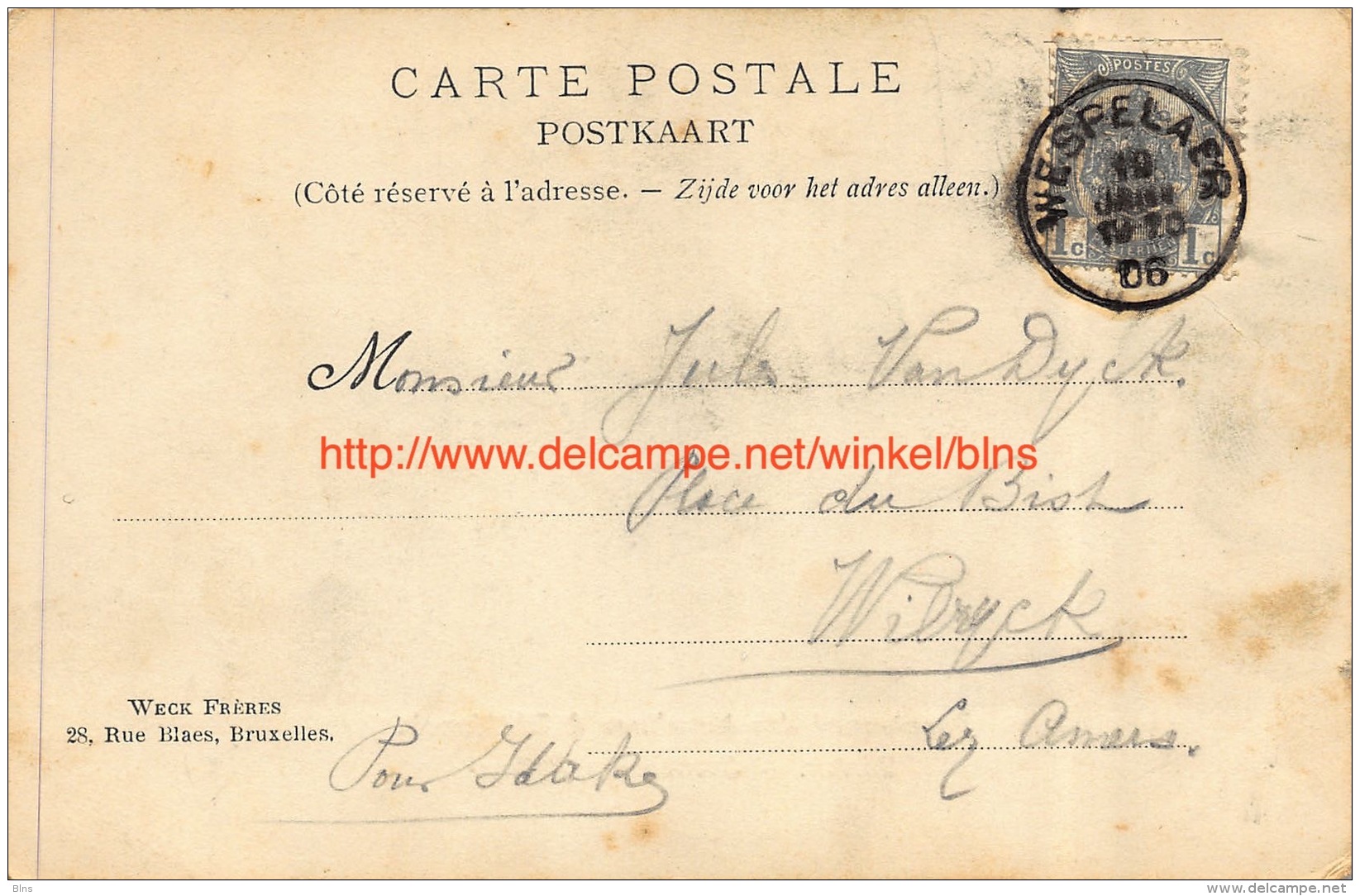 1906 Dortoir Section Des Petites - Pensionnat Des Ursulines Thildonck - Haacht