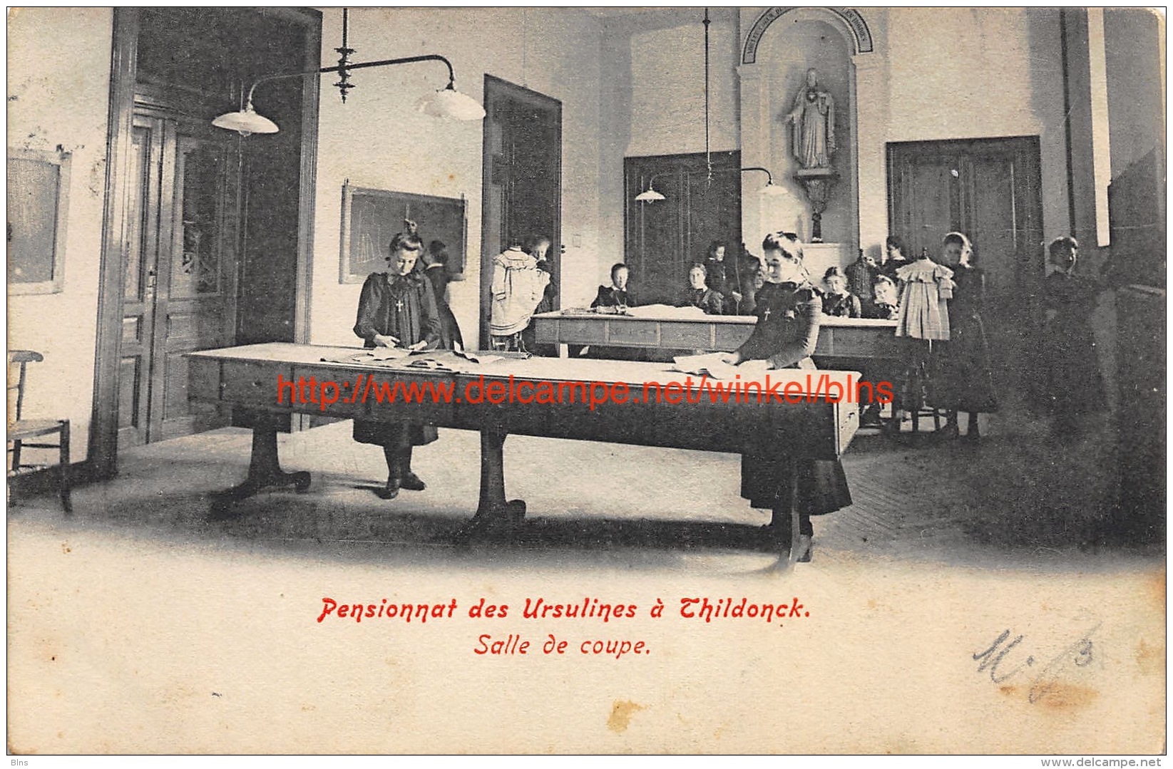 1906 Salle De Coupe - Pensionnat Des Ursulines Thildonck - Haacht