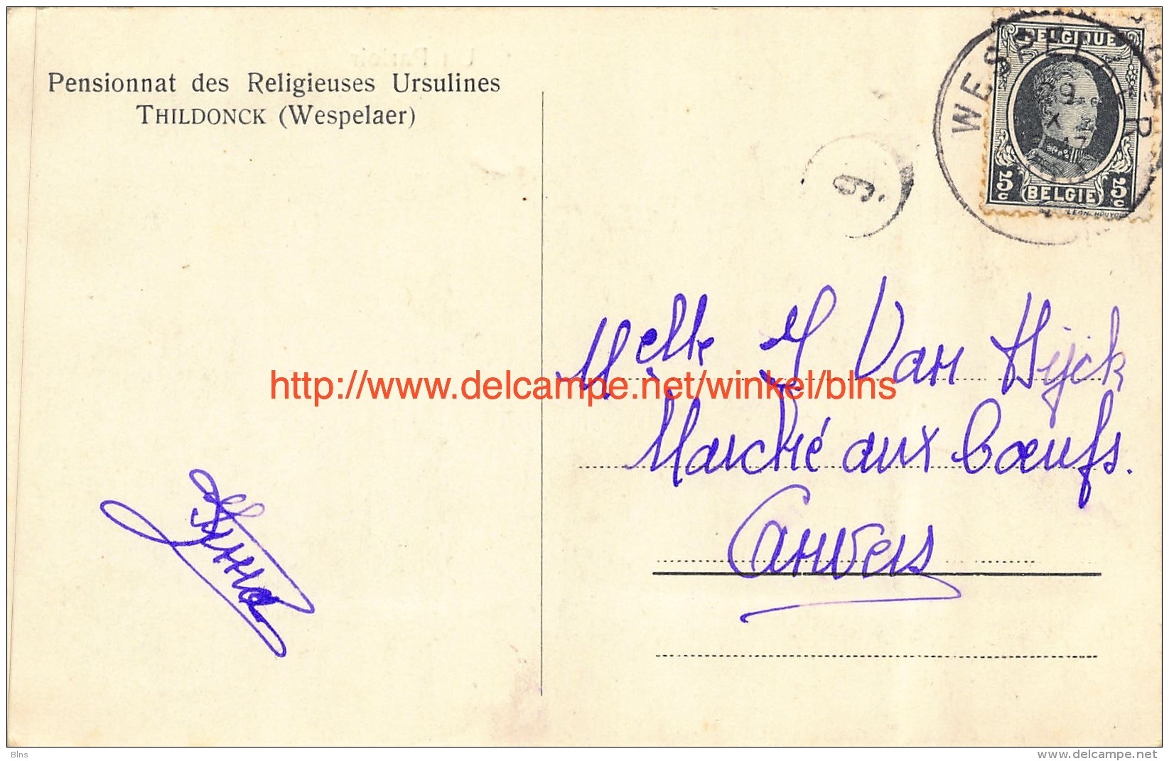 Parloir - Pensionnat Des Ursulines Thildonck - Haacht