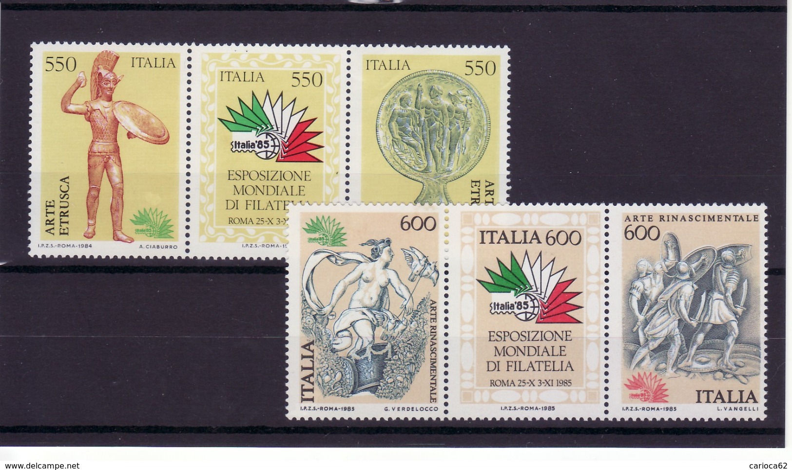 1984/85 - TRITTICI NUOVI MNH** VEDI FOTO - 1981-90: Ungebraucht