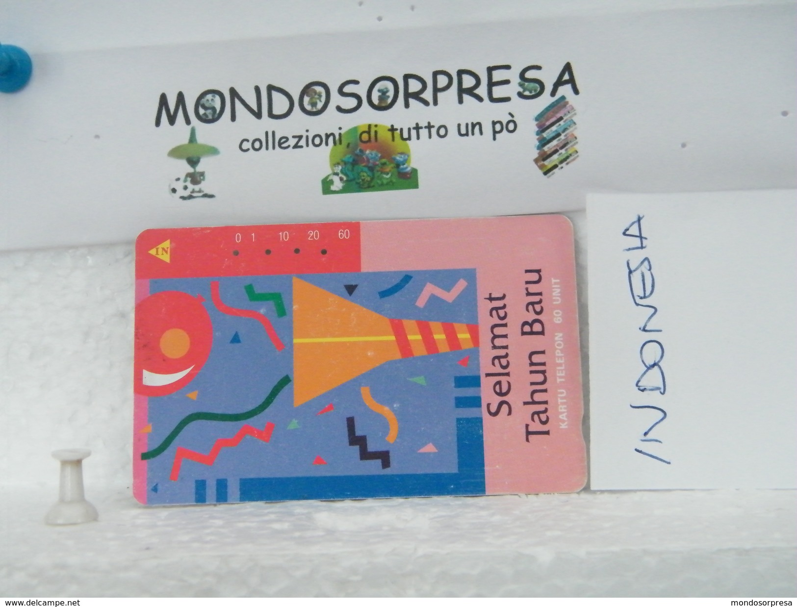 MONDOSORPRESA, SCHEDE TELEFONICHE, INDONESIA, FELICE ANNO NUOVO - Indonesia