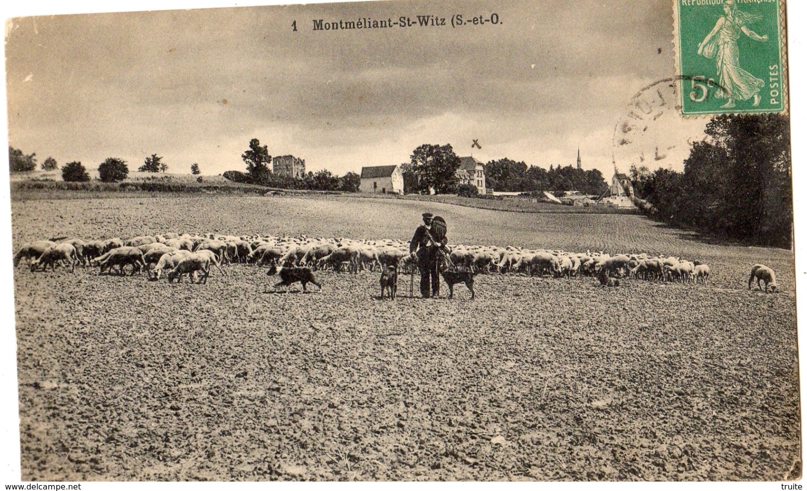 MONTMELIANT SAINT-WITZ BERGER AVEC SES MOUTONS - Saint-Witz