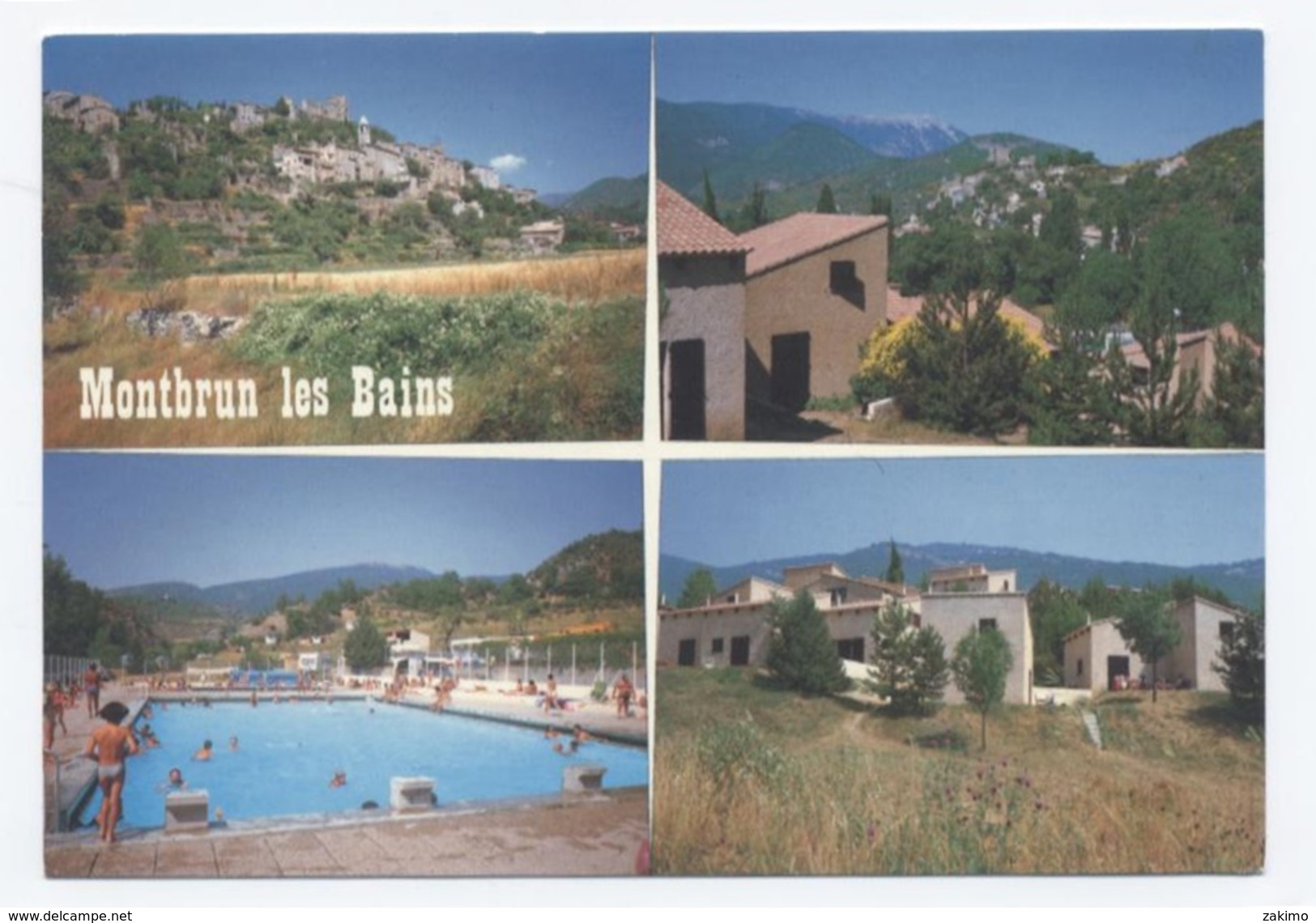 26 MONTBRUN LES BAINS--MULTIVUES  -RECTO/VERSO -C83 - Autres & Non Classés