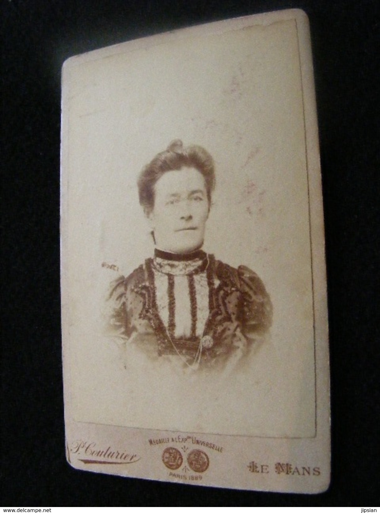 Photographie Originale Cdv    --- Photographe Couturier La Flèche   CDV5 - Anciennes (Av. 1900)