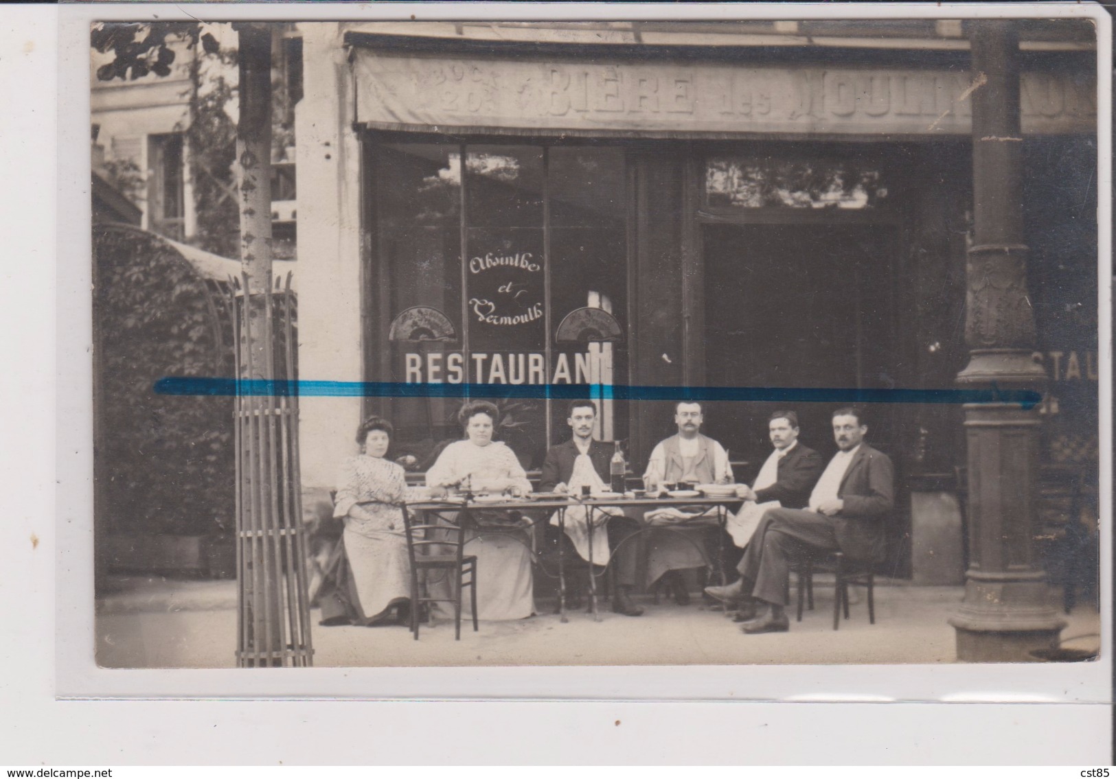 CARTE PHOTO - PARIS - Café Restaurant - AU CHALET - 155 Rue Convention XVème - Arrondissement: 15