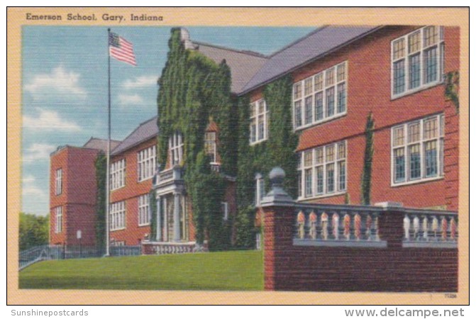 Indiana Gary The Emerson School - Gary