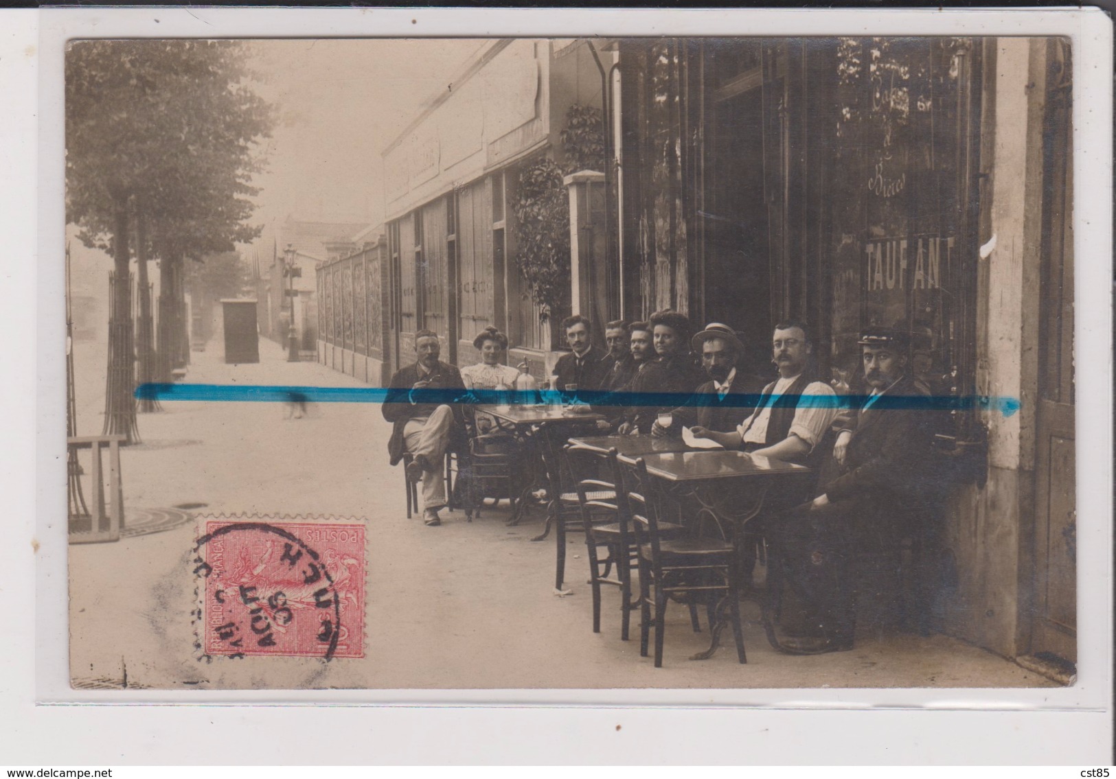 CARTE PHOTO - PARIS - Café Restaurant - AU CHALET - 155 Rue Convention XVème - Arrondissement: 15