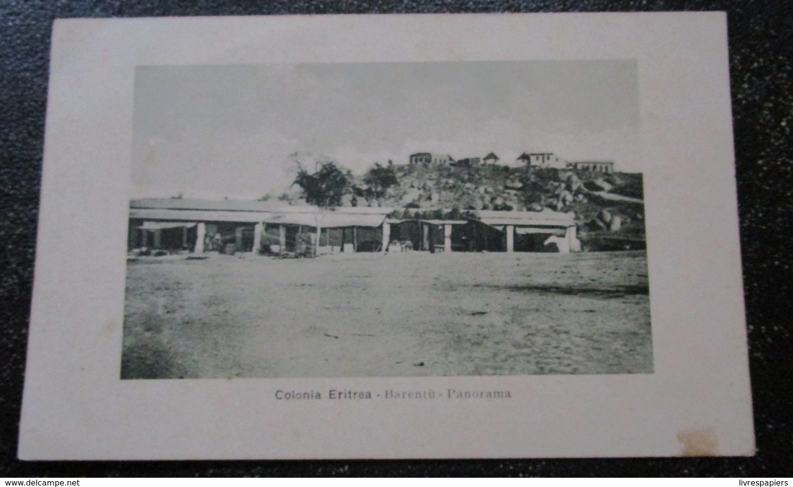 Eritrea Colonia  Barentu  Cpa Erythrée - Eritrea