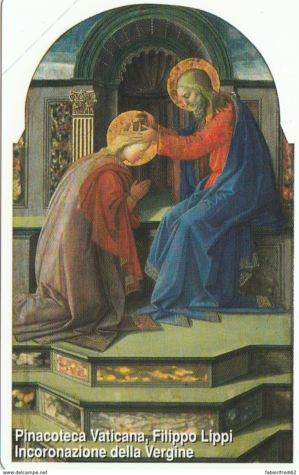 SCHEDA TELEFONICA NUOVA SCV110 F.LIPPI INCORONAZIONE DELLA VERGINE (2 - Vatican