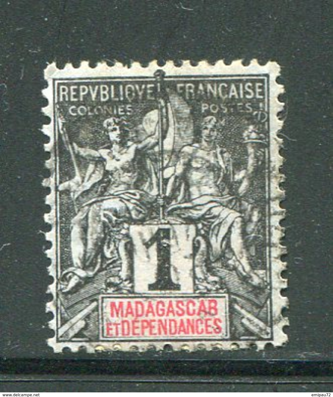 MADAGASCAR- Y&T N°28- Oblitéré - Oblitérés