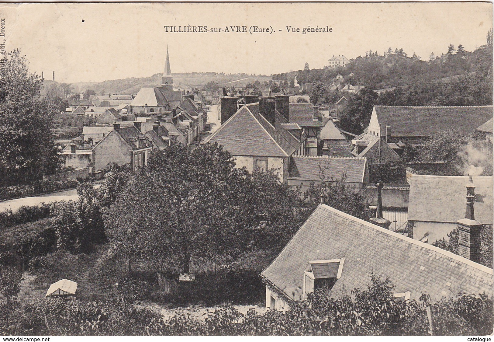 CPA 27 - TILLIERES-SUR-AVRE - Vue Générale - Tillières-sur-Avre