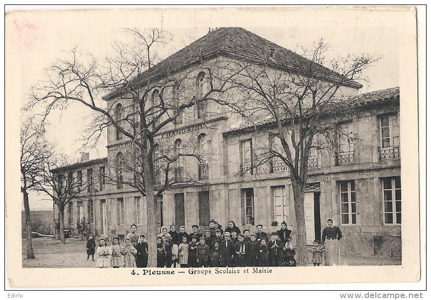 -11------ PIEUSSE  Groupe Scolaire Et Mairie TTB - Capendu