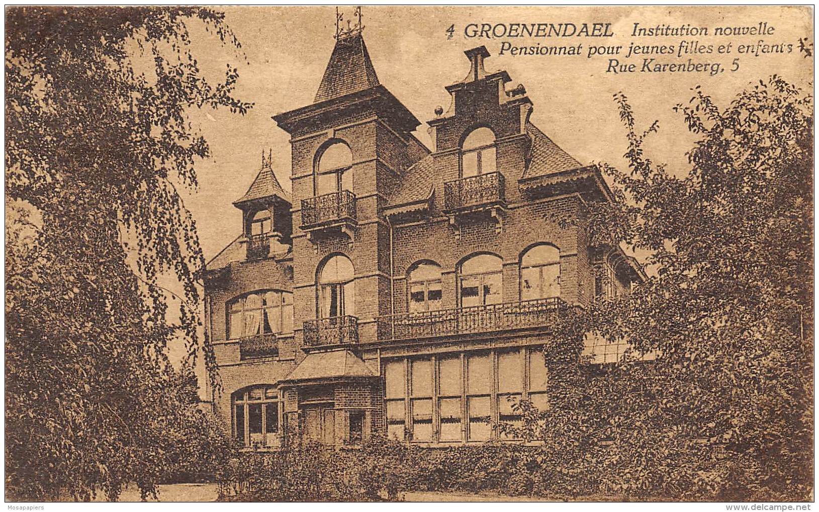 Groenendael - Institution Nouvelle - Rue Karenberg - Hoeilaart