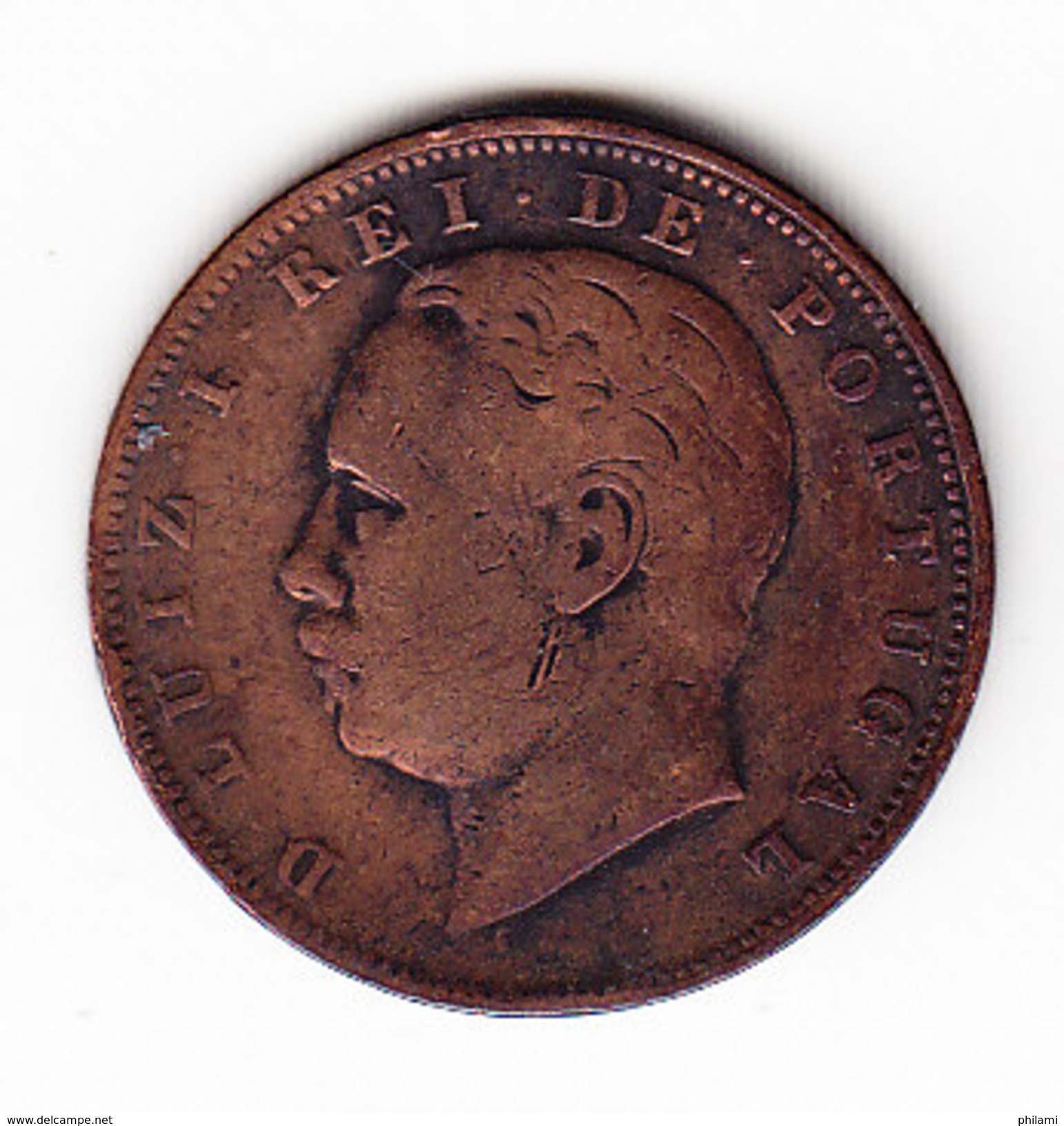 COINS  PORTUGAL    KM  526   VF 10R   1885.     (P 1512) - Portugal