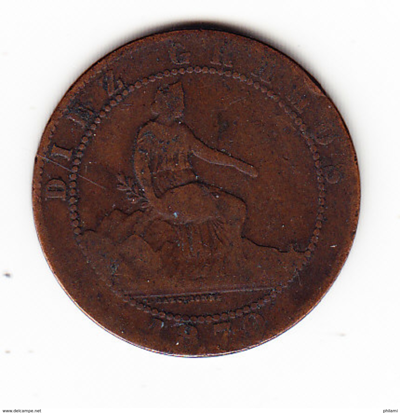 ESPAGNE KM 663 5cts 1870. (3P20) - Monnaies Provinciales