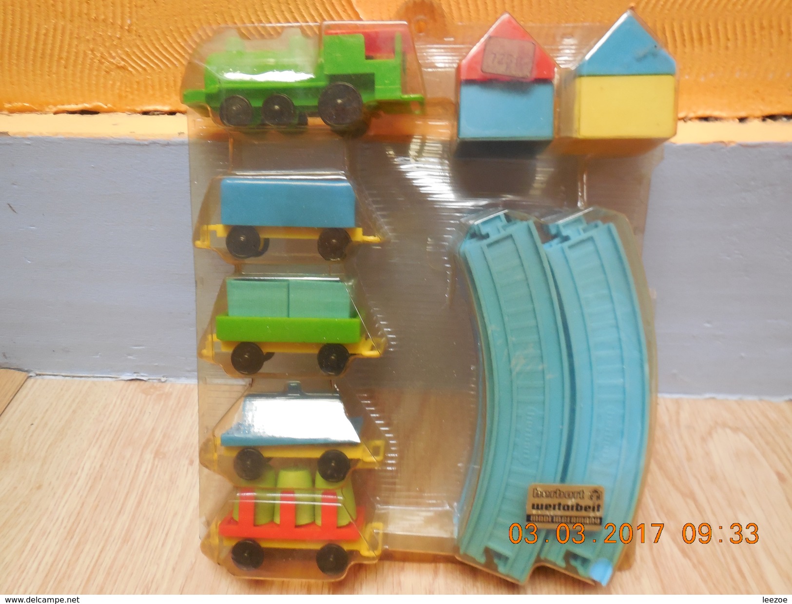 TRAIN Herbart Wertarbeit. Jeu Construction Plastique Genre Lego. Vintage Toys..NEUF....RARE - Other & Unclassified