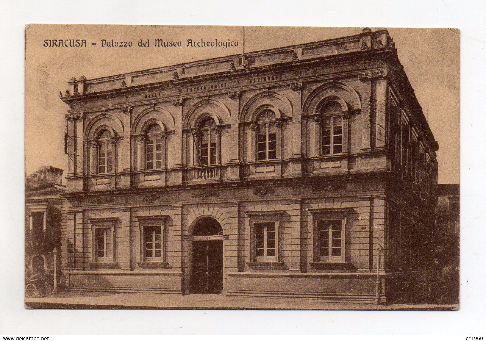 Siracusa - Palazzo Del Museo Archeologico - Viaggiata Nel 1918 - (FDC3771) - Siracusa