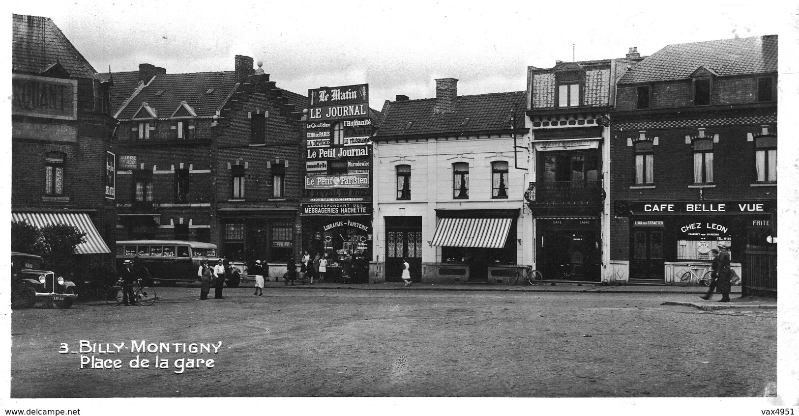 BILLY MONTIGNY PLACE DE LA GARE   **** RARE      A    SAISIR ***** - Altri & Non Classificati