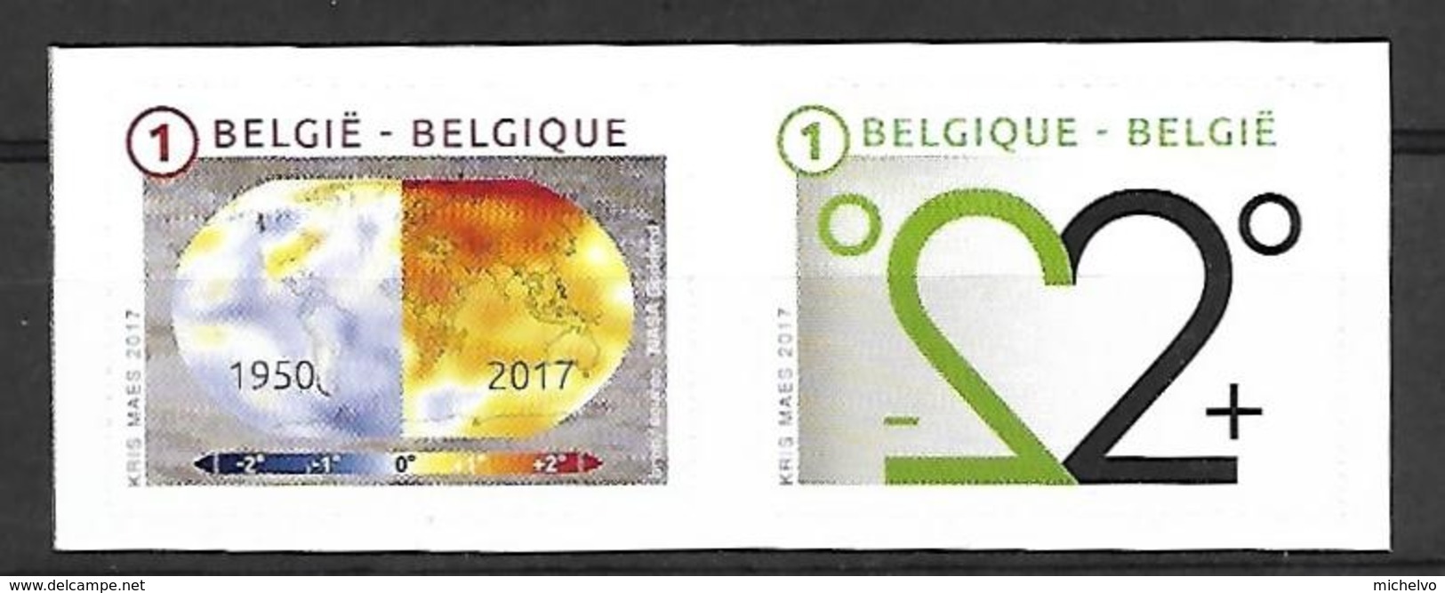 Belg. 2017 - COB N° 4682 & 4683 ** - Climat Perturbé  (vous Pouvez Agir) - Du Feuillet 161 - Nuevos