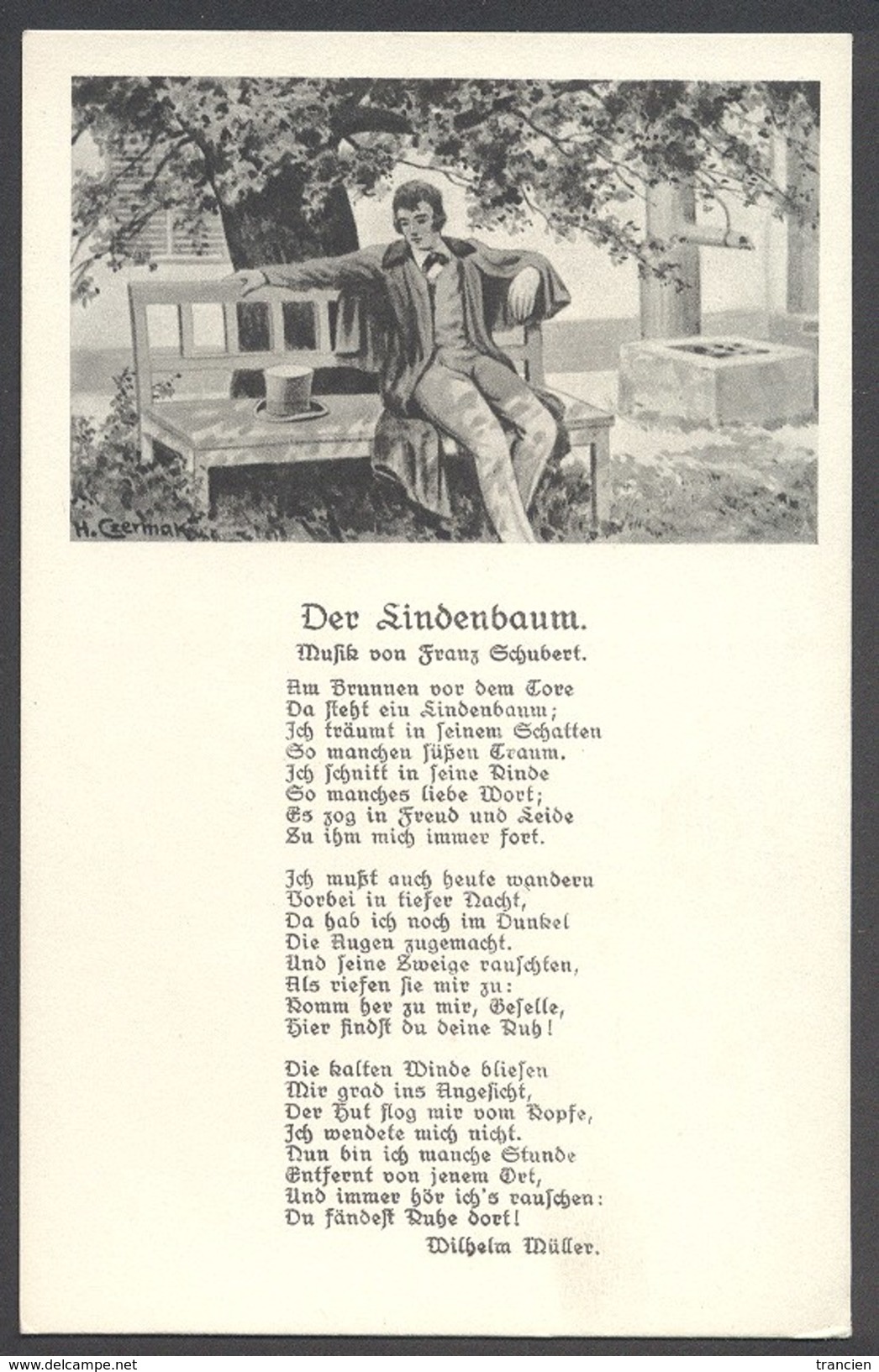 Der Sindenbaum - Musik Von Franz Schubert - Milgelm Müller - N°9 - Voir 2 Scans - Entertainers