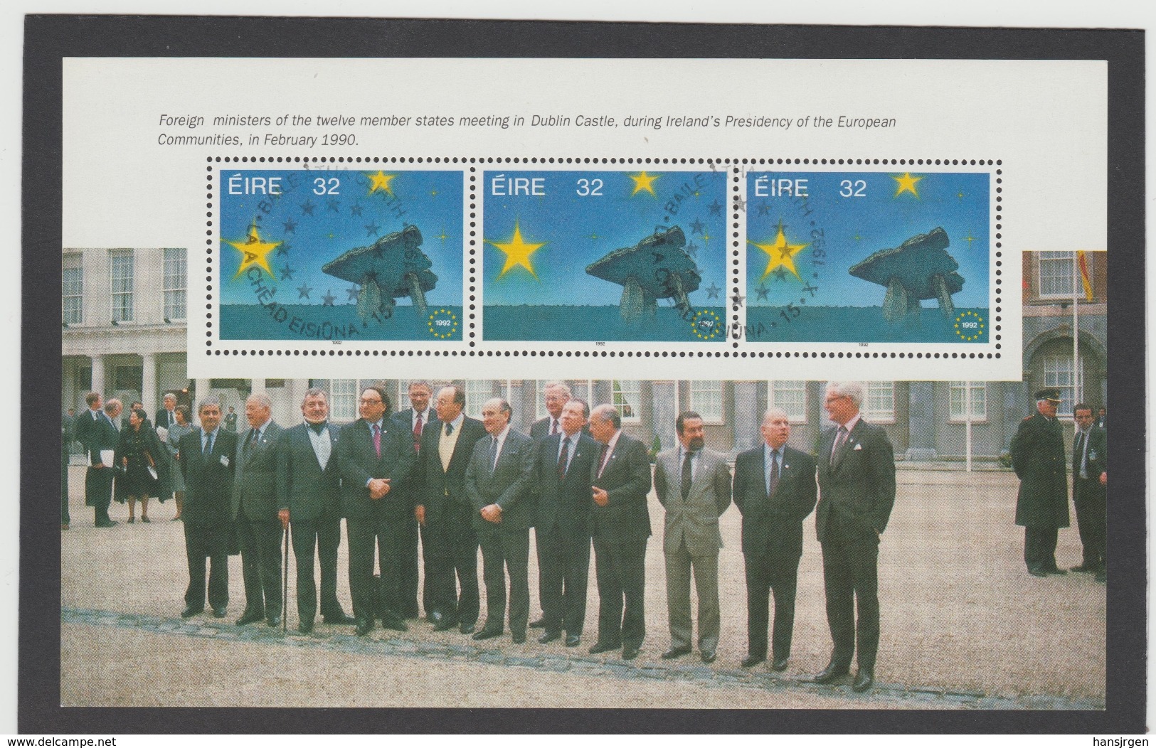 UUU19  IRLAND 1992 Michl 810 MH - BLATT ** Postfrisch Siehe ABBILDUNG - Ungebraucht