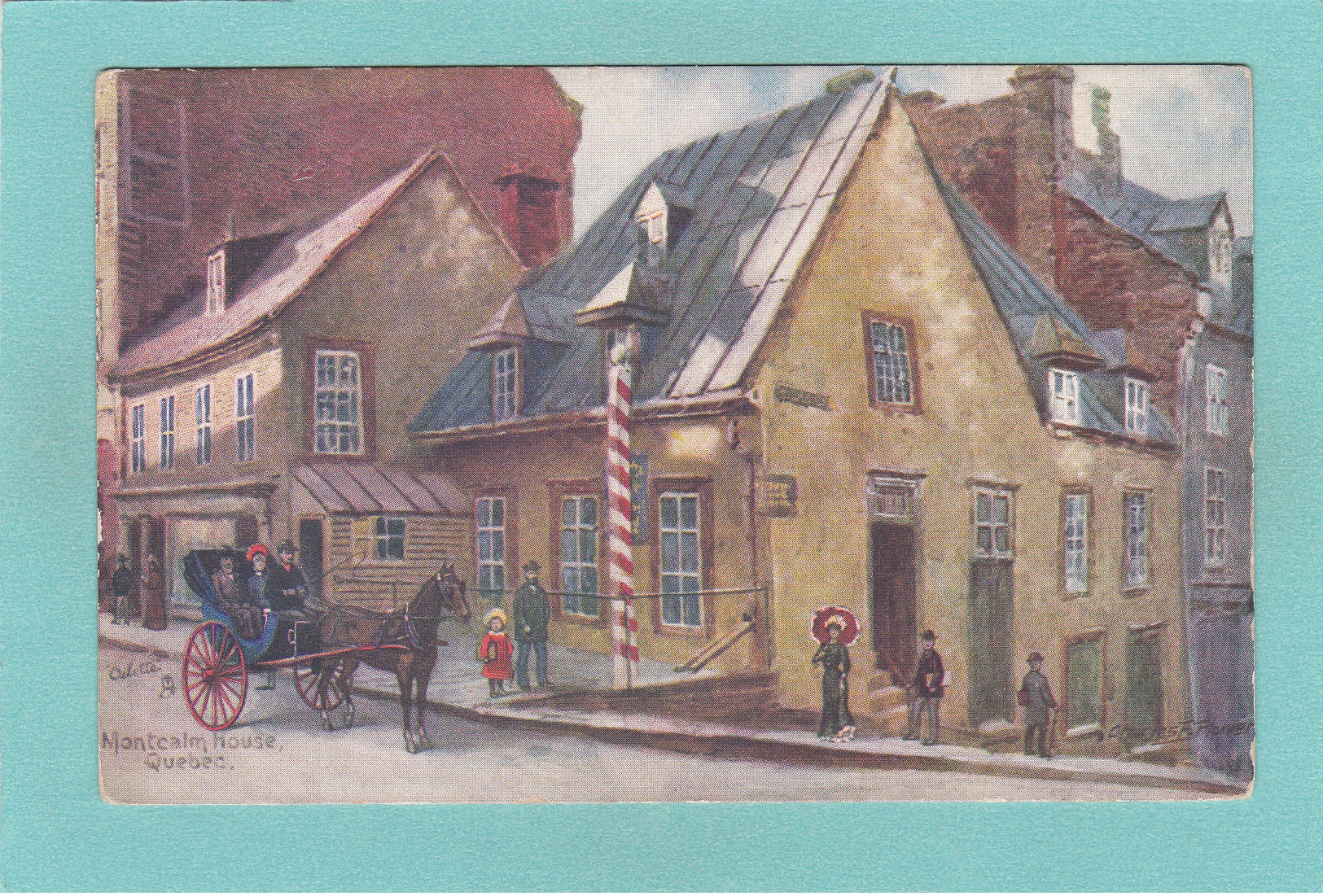 Tuck`s Old/Antique? Postcard Of Montcalm House,Quebec, Canada.Q68. - Other & Unclassified