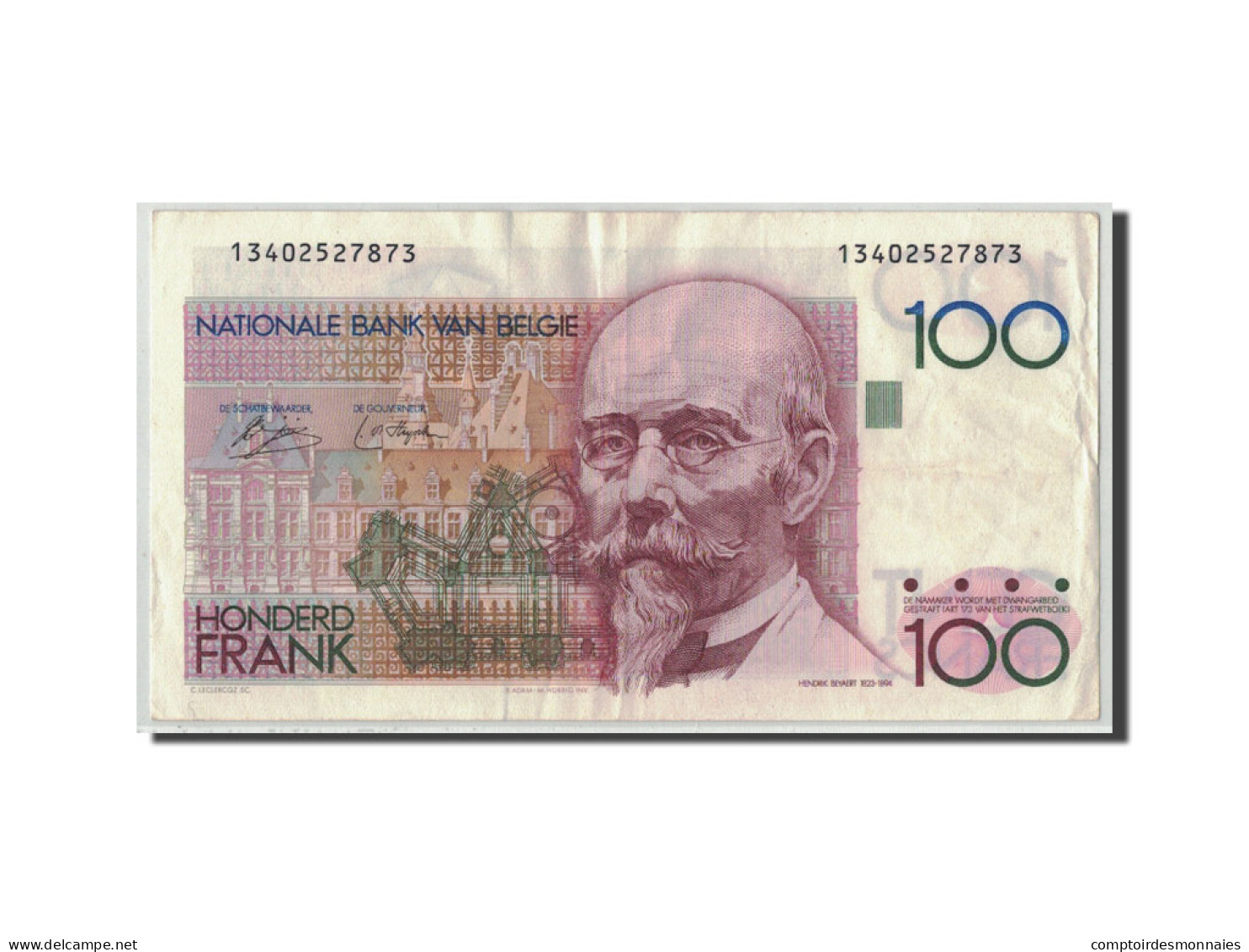 Billet, Belgique, 100 Francs, Undated (1978-81), KM:140a, TB+ - 100 Francs