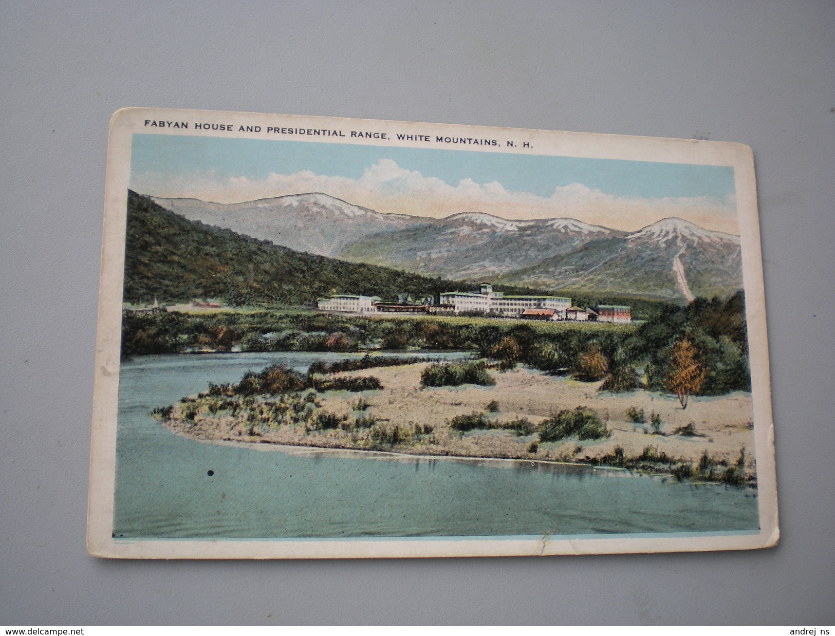 Fabyan House And Presidential Range White Mountains N.H. - Presidenten