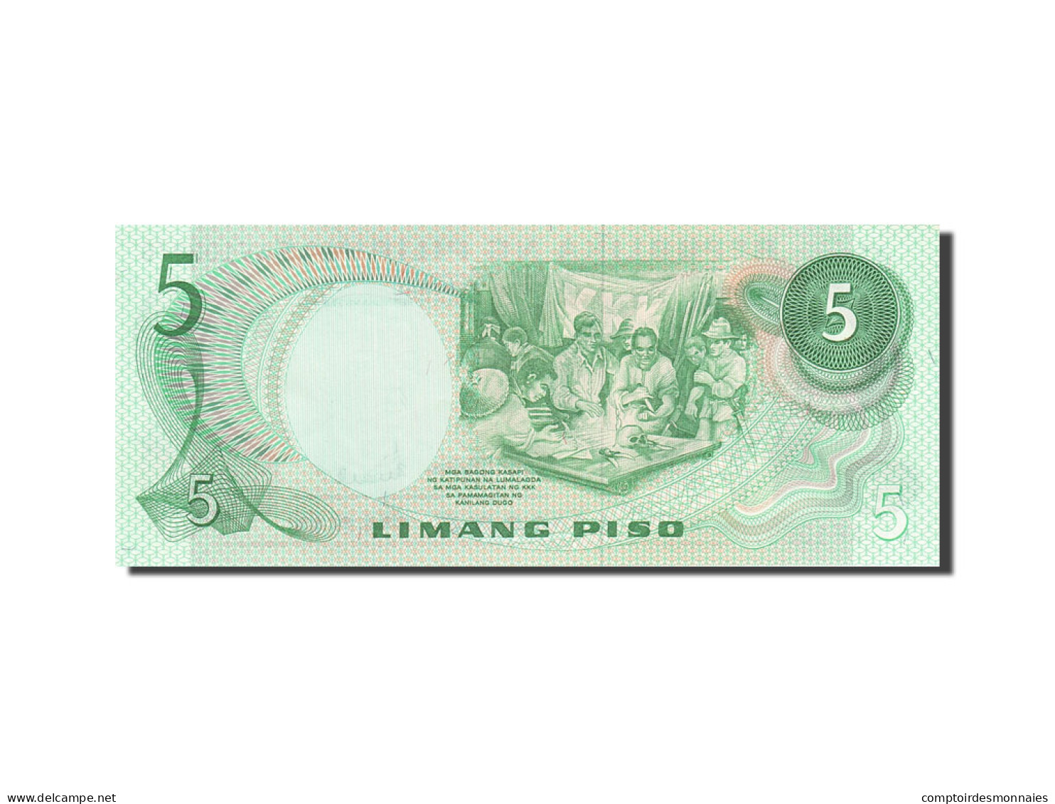 Billet, Philippines, 5 Piso, 1970, Undated, KM:148a, SPL - Philippines