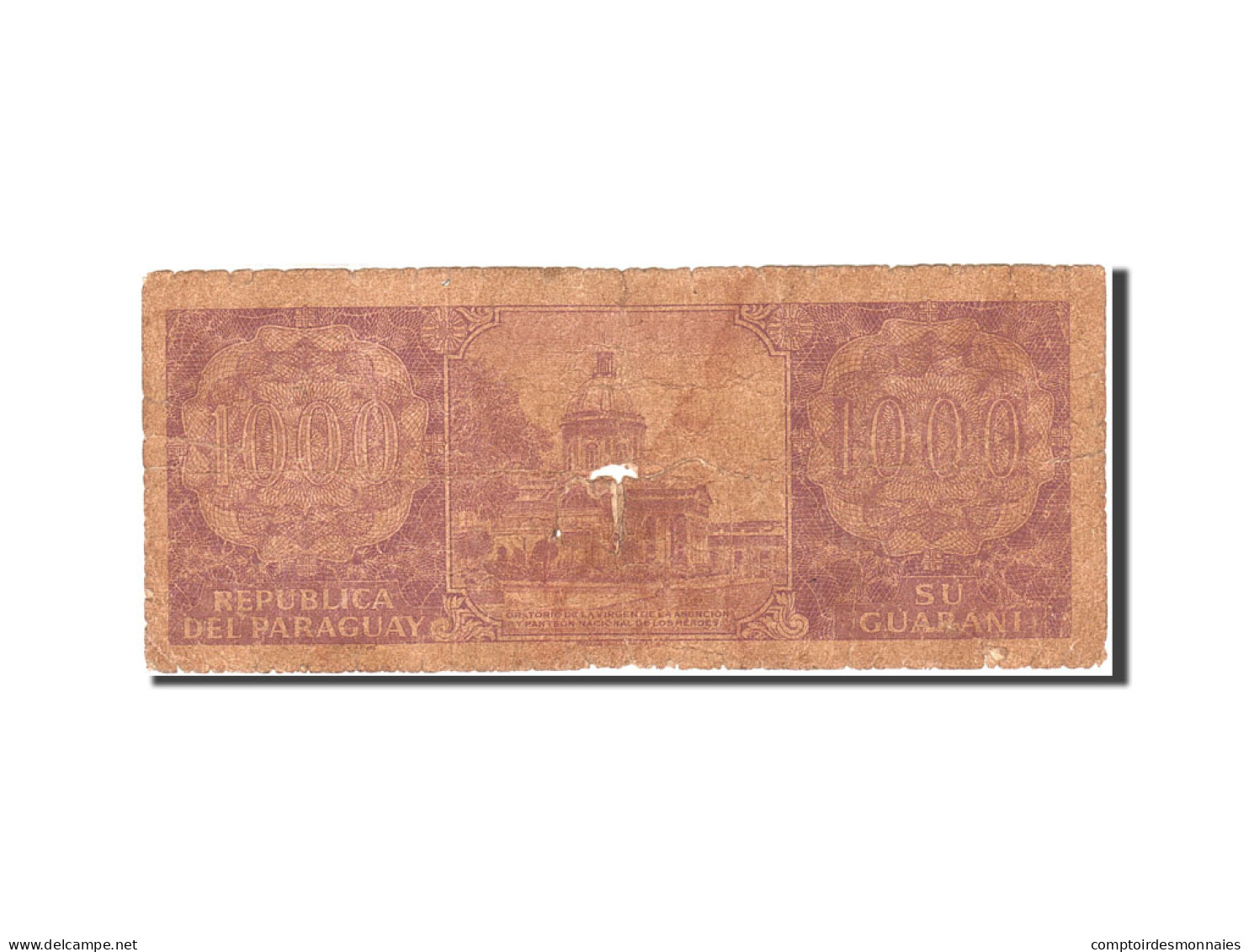 Billet, Paraguay, 1000 Guaranies, 1997-1998, 1998, KM:214a, B - Paraguay