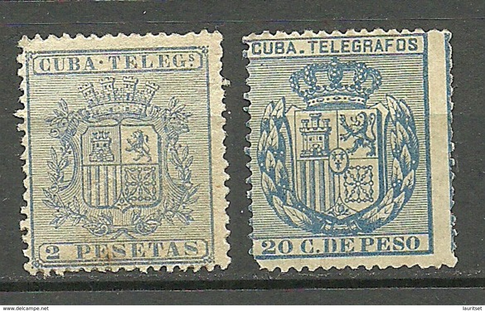 KUBA Cuba Old Telegraph Stamps (*) - Telegraafzegels