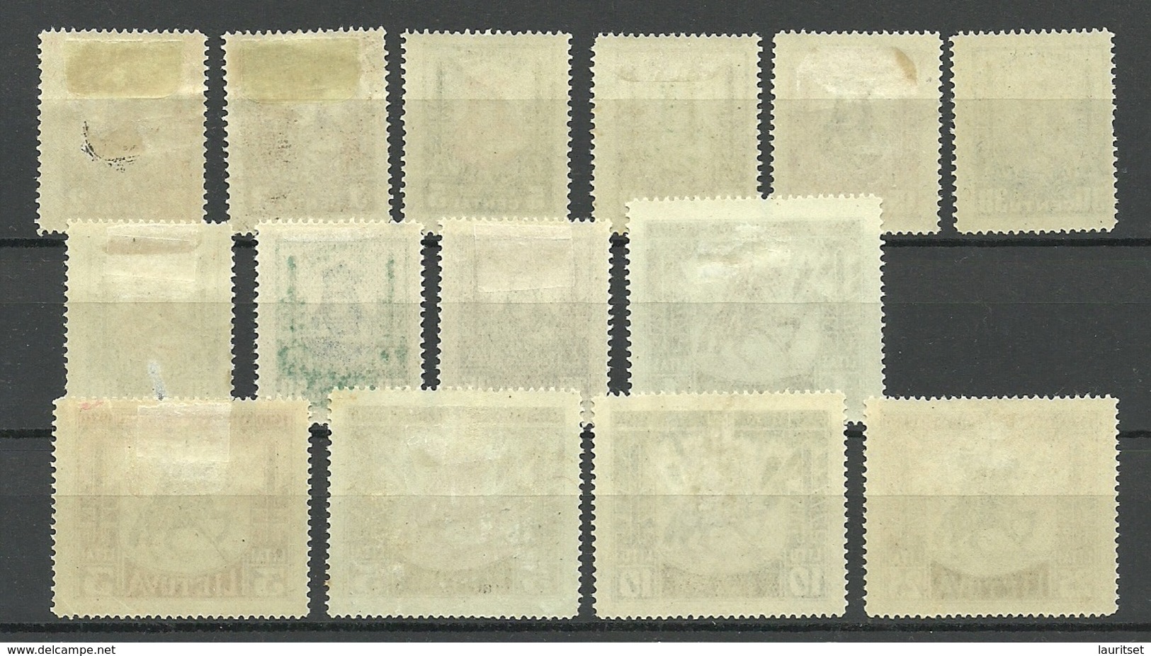 LITAUEN Lithuania 1930 Michel 293 - 306 MNH/MH NB! 60 S. Has A Defect/thin/60 S. Hat Defekt - Dünne Stelle - Lituanie