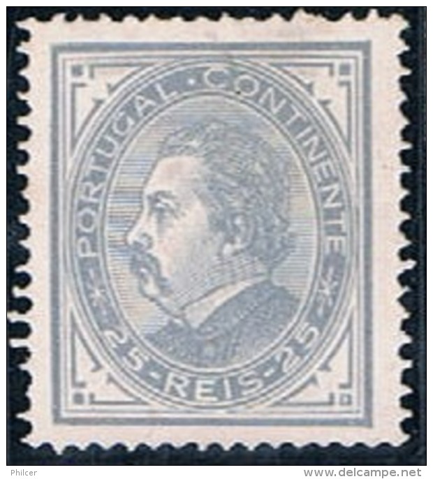 Portugal, 1905, # 53 Dent. 13 1/2, Reimpressão, MNG - Nuovi