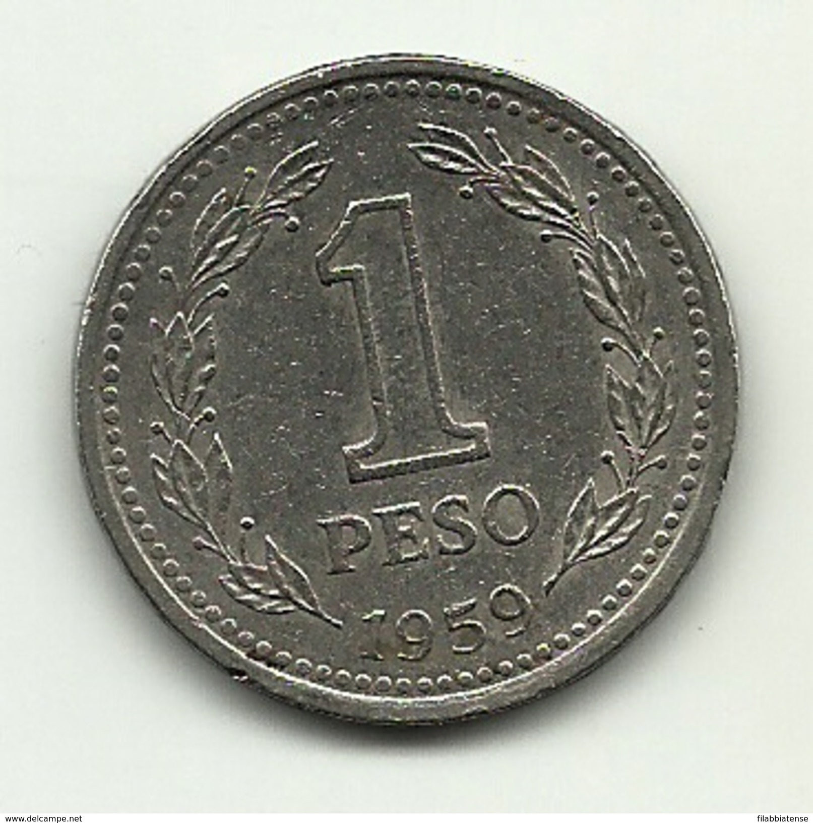 1959 - Argentina 1 Peso, - Argentina