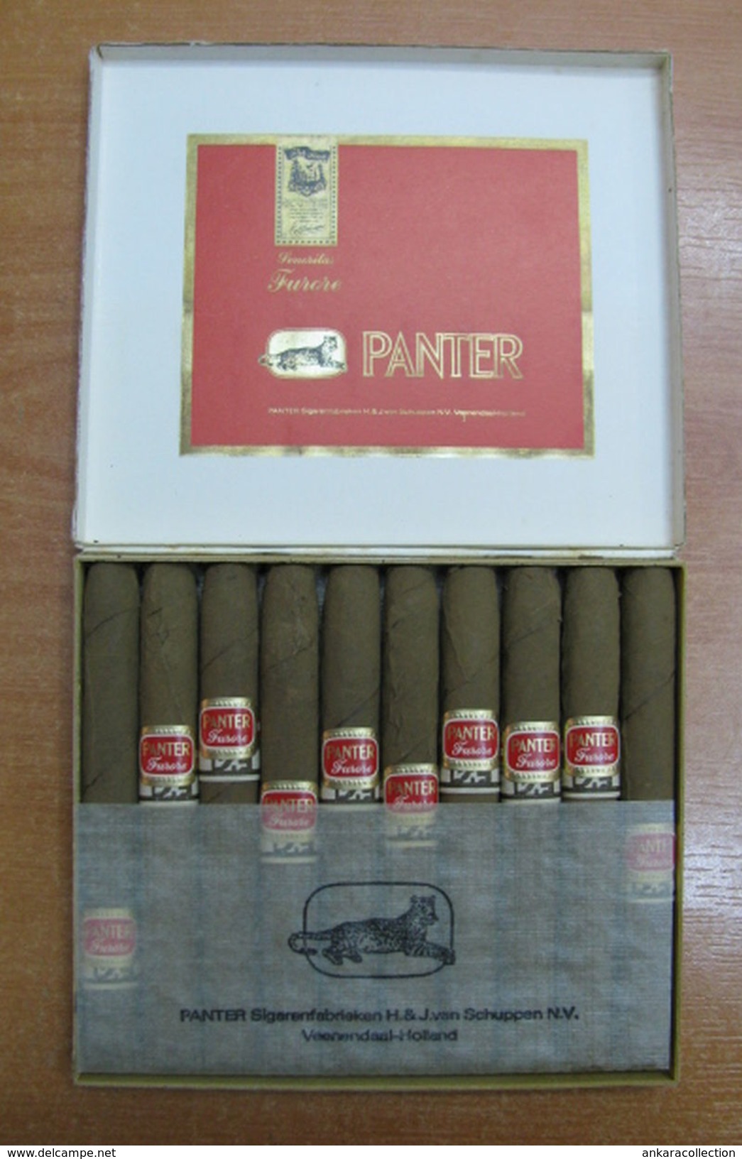 AC - PANTER NETHERLANDS HOLLAND CIGARS TOBACCO OPENED FULL BOX FOR COLLECTION &#x200B;