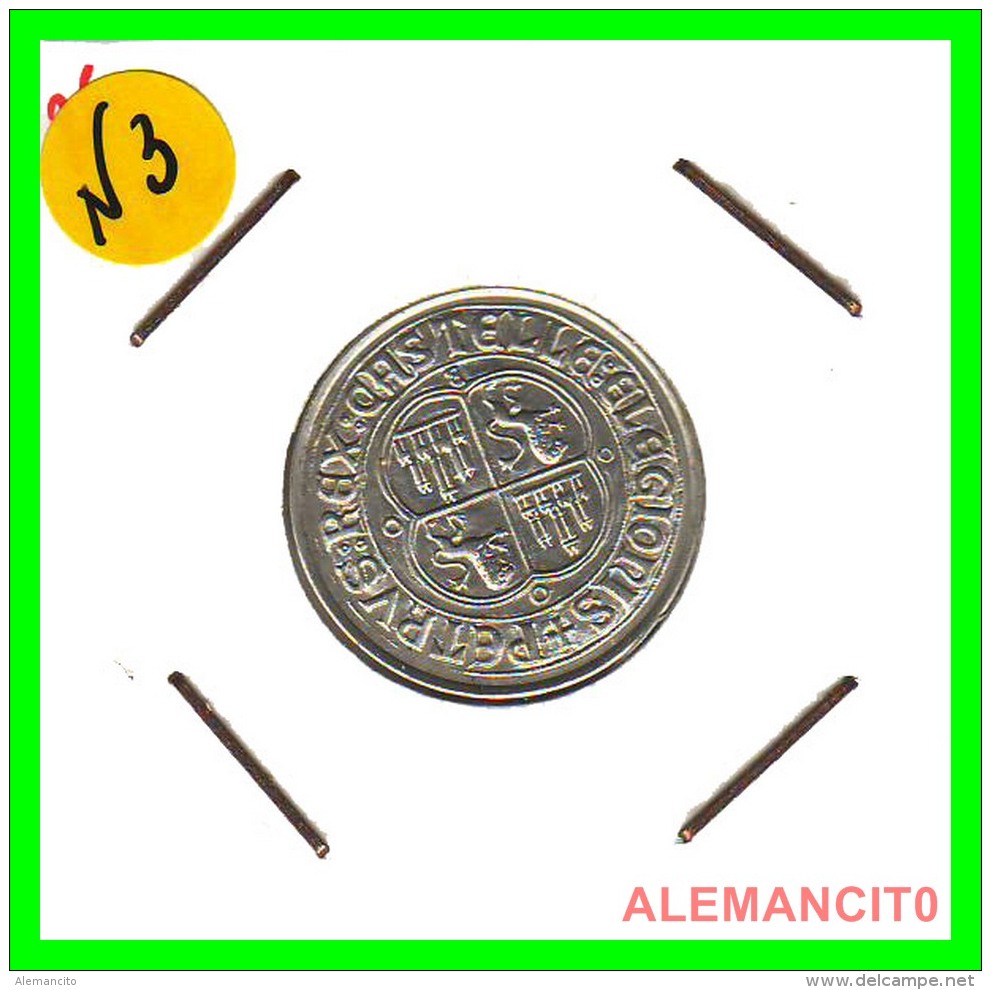 FERNANDINO   " SILVER "  MONEDA REPLICA " S/C 7,60 GRS  PLATA 22 MM - Andere - Europa