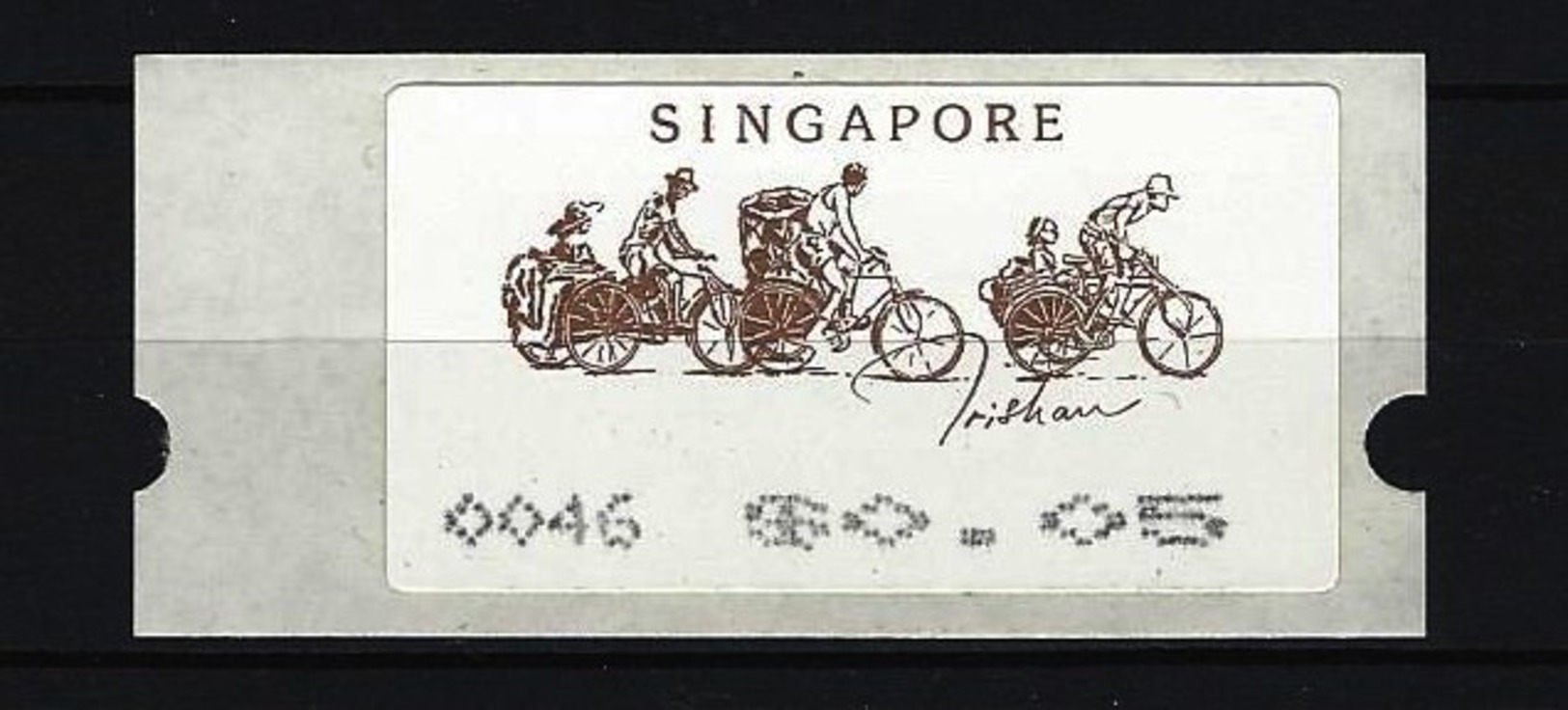 SINGAPUR - ATM Nr. 5 Postfrisch - Singapore (1959-...)