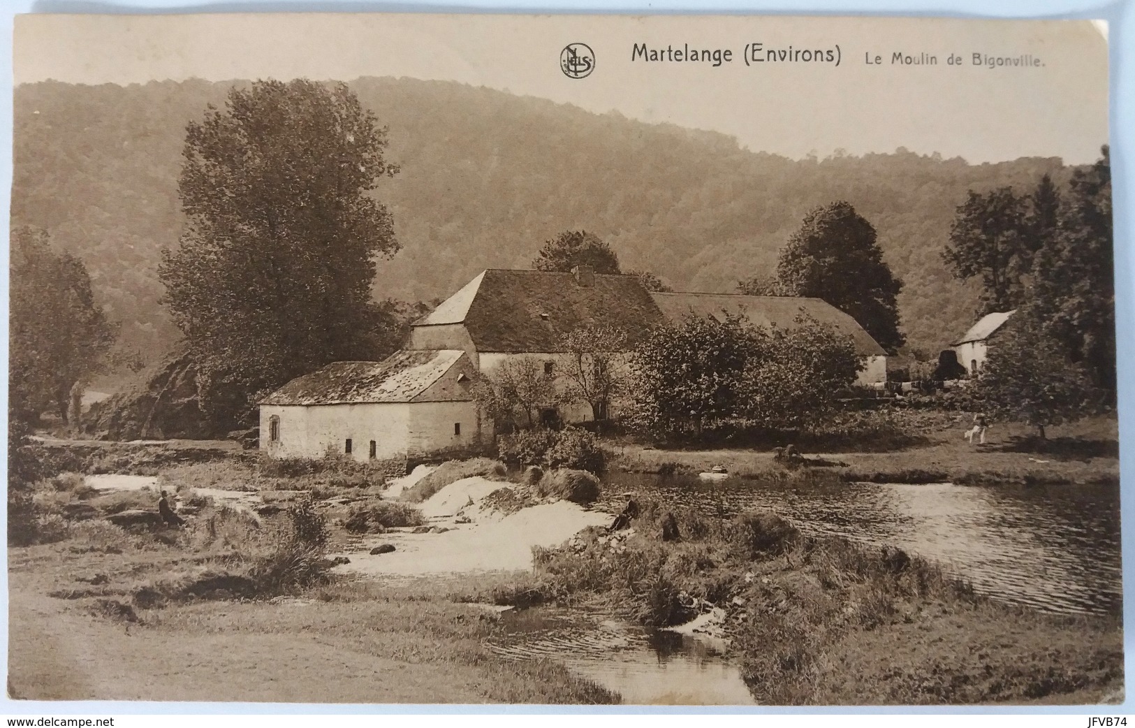 CPA Martelange (environs) Moulin De Bigonville. 1931. Timbre 10c Luxembourg Et 50c "à Payer" Belgique - Martelange