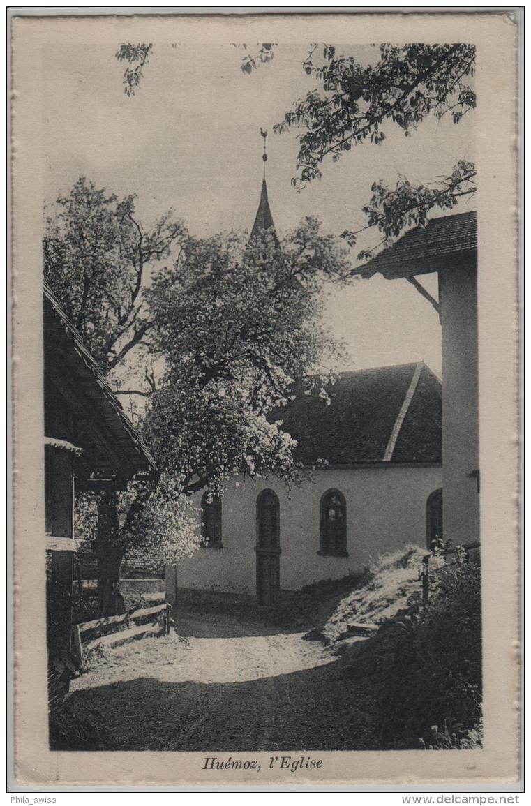 Huemoz - L'Eglise (VD) - Photo: B. Denereaz No. 8026 - Autres & Non Classés