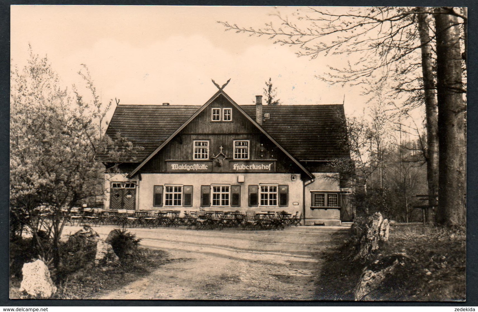 A1473 - Alte Foto Ansichtskarte - Liebenstein - Gaststätte Waldgaststätte Hubertushof - Gel - Kley - Bad Liebenstein