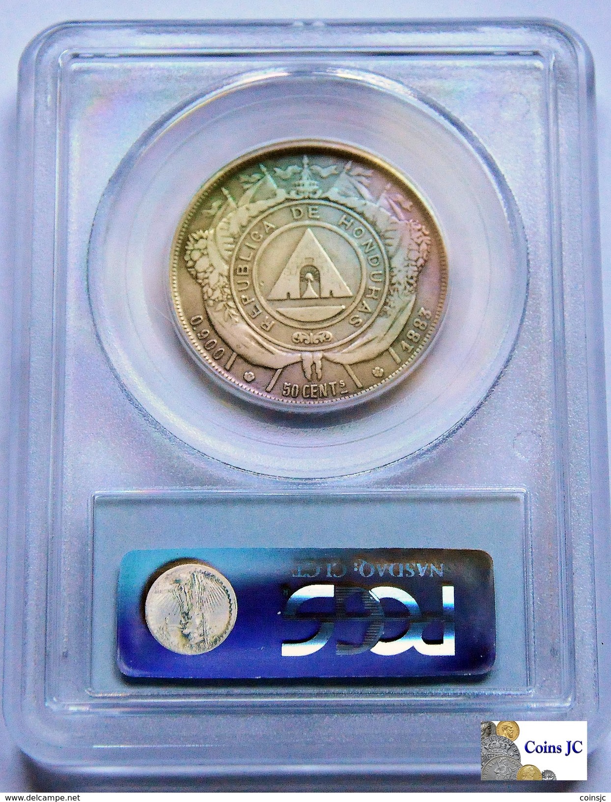 Honduras - 50 Centavos - PCGS - 1883 - Honduras